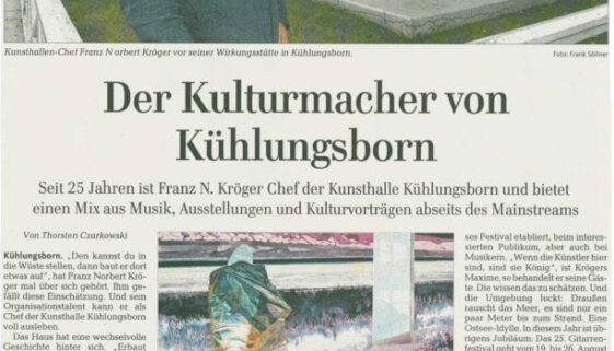 Ostsee-Zeitung 25.06.2016 - Kulturmacher